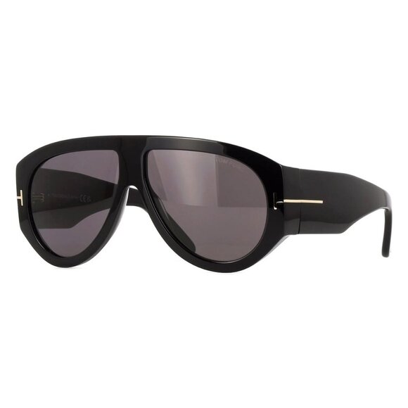 New TOM FORD Bronson Black Aviator FT1044/S 01A Sunglasses Women - Picture 1 of 5